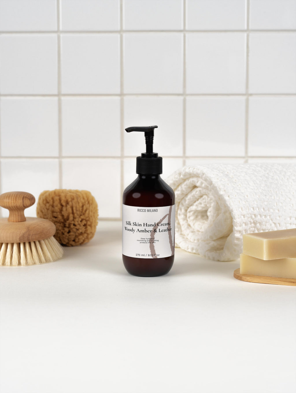Silk Skin Hand Cream, Woody Amber & Leather