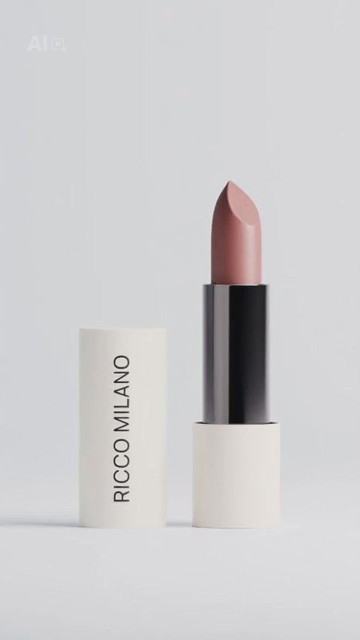 Ricco Milano Matte Lipstick, Dusty Rose