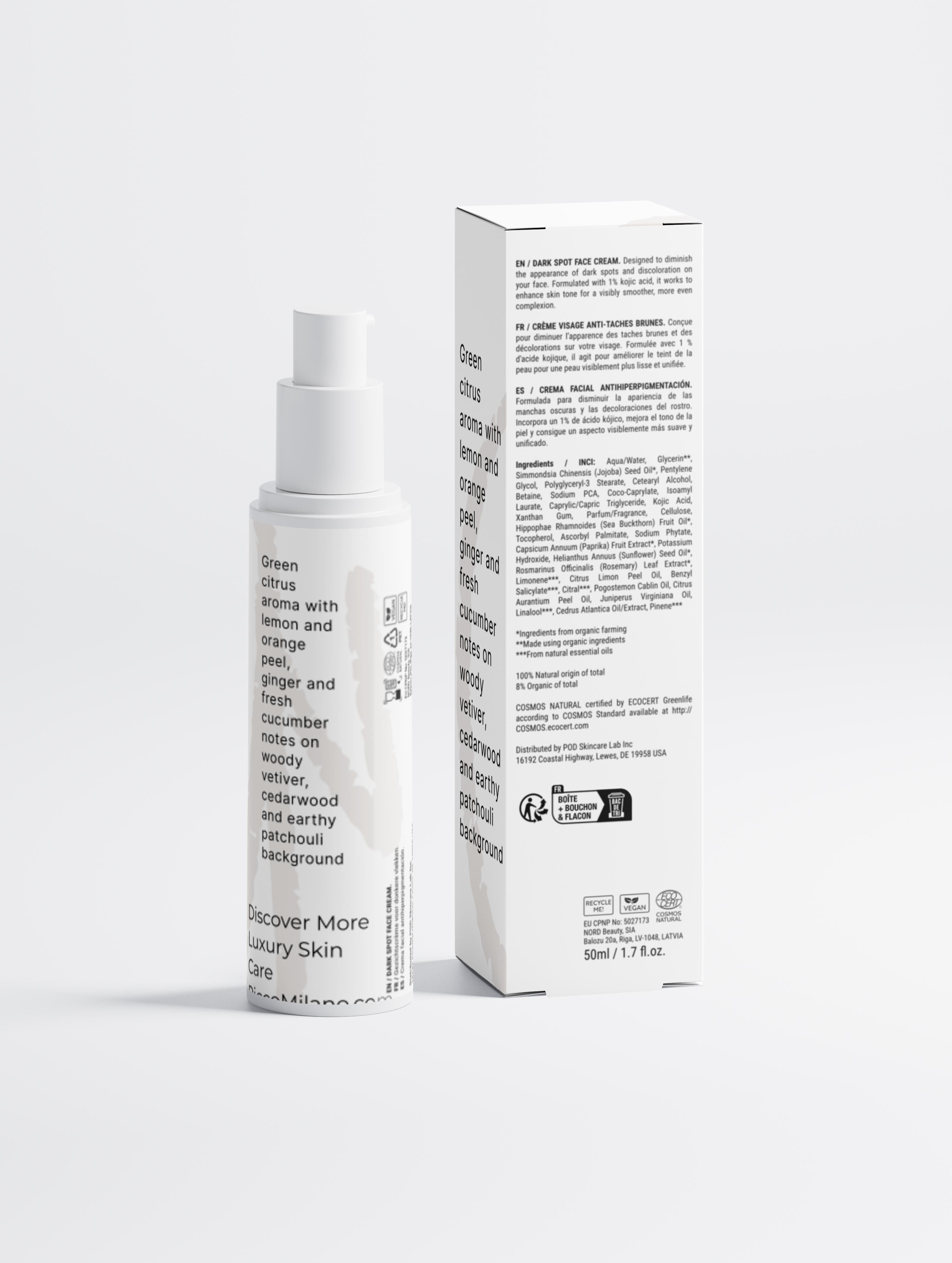 Dark Spot Face Cream with Kojic Acid